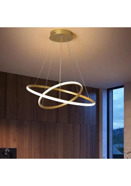 Robin 2'li Eskitme Beyaz Ledli Modern Avize