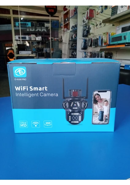 O-Kam 3412SMART Wifi Camera Alert Ptz