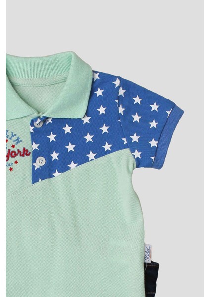 Broklyn Nakışlı Yıldız Baskılı Kaprili Lacoste Erkek 2'li Alt Üst Takım modelleri