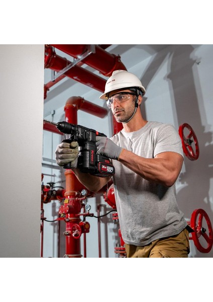 KUC61.2 20VOLT 4.0AH. 2.2j Li-Ion Çift Akülü Şarjlı Kömürsüz Profesyonel Sds-Plus Pnömatik Kırıcı/delici