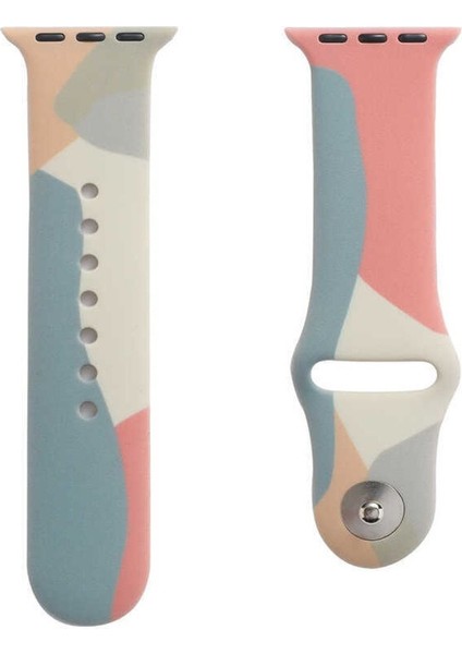 watch 38 40 41MM Uyumlu Kalite Kordon Kayış Bileklik Renkli Kaliteli Silikon fiyatları