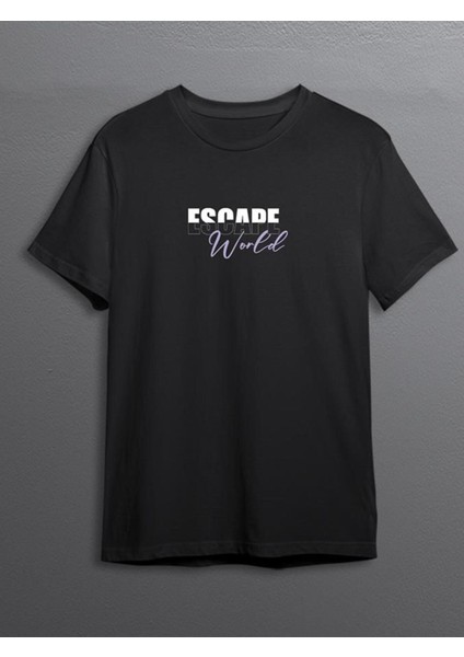 Escape World Dünyadan Kaçış Tişört T-Shirt