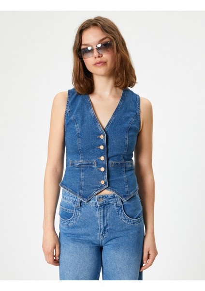 Kot Yelek Kolsuz Düğmeli V Yaka Fleto Cepli Slim Fit modelleri