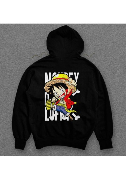 One Piece King Monkey D.luffy Korsan Kral Sweatshirt Kapüşonlu Hoodie modelleri