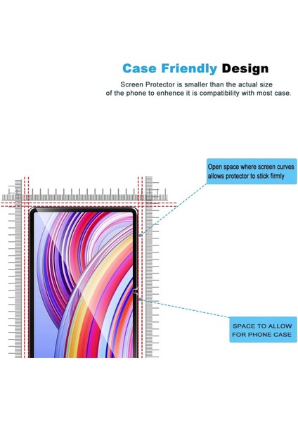 Poco Pad 12.1 Inç 2024 Nano Kırılmaz Ekran Koruyucu Şeffaf Esnek Cam Tam Uyumlu