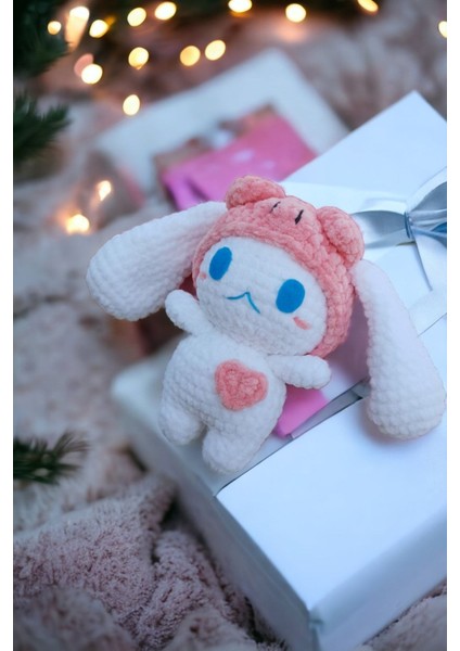 Amigurumi Cinnamoroll Kadife Örgü Oyuncak