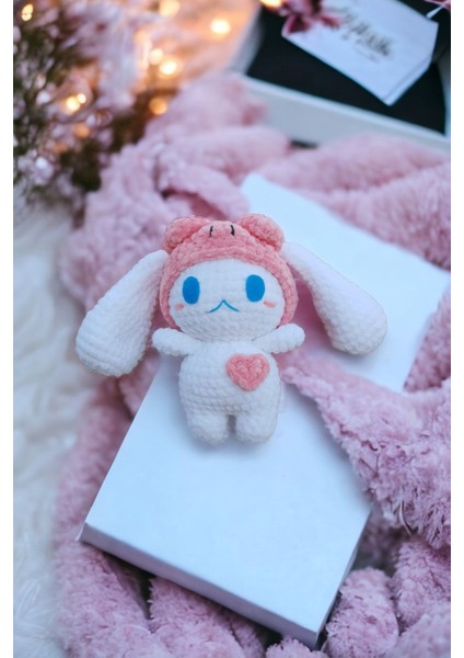 Amigurumi Cinnamoroll Kadife Örgü Oyuncak