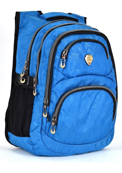 Unisex Ortopedik Çok Gözlü Günlük Seyahat Okul Sırt Çantası 2226