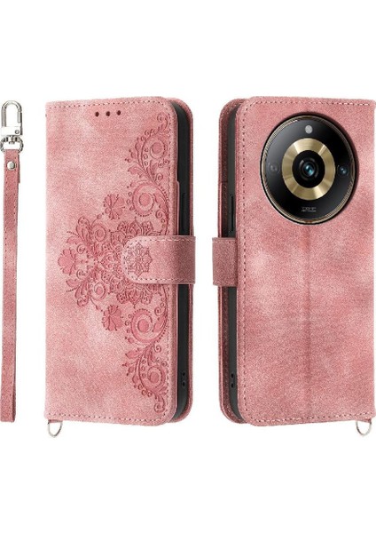 Realme 11 Pro 5g Bileklik Darbeye Kabartmalı Çoklu Kart Için Flip Case (Yurt Dışından) modelleri