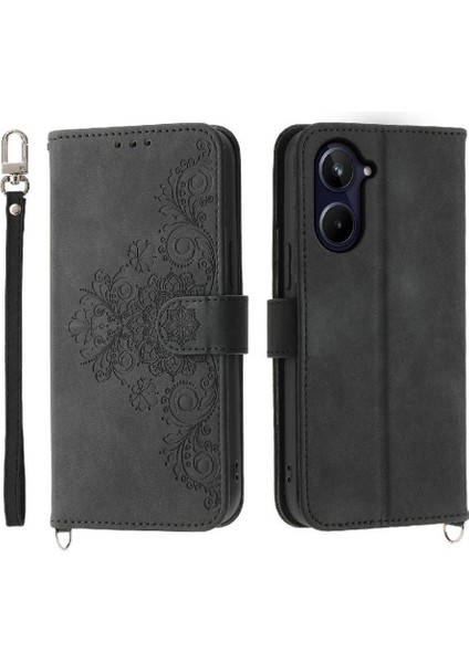 Realme 10 Pro 5g Bileklik Darbeye Kabartmalı Çoklu Kart Için Flip Case (Yurt Dışından) fırsatları