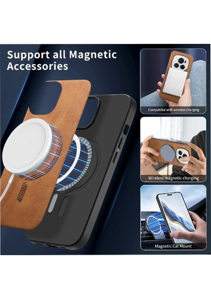 Onur Için Flip Case Sihirli 6 Pro Hafif Magsafe Araba Bağlar Ince (Yurt Dışından)