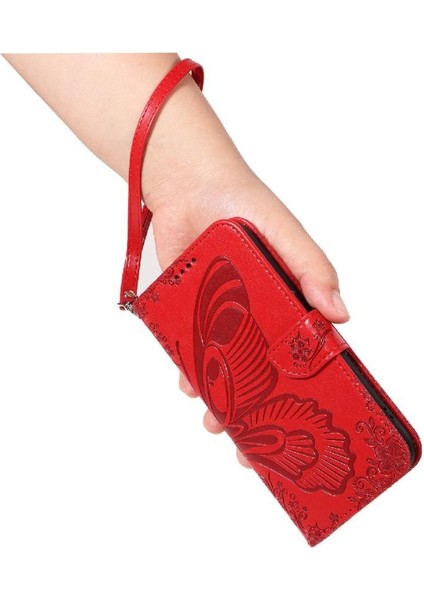 Kredi Kartı Yuvası ile Huawei P30 Için Flip Case Ayrılabilir El Kayışı Yüksek (Yurt Dışından) fiyatları