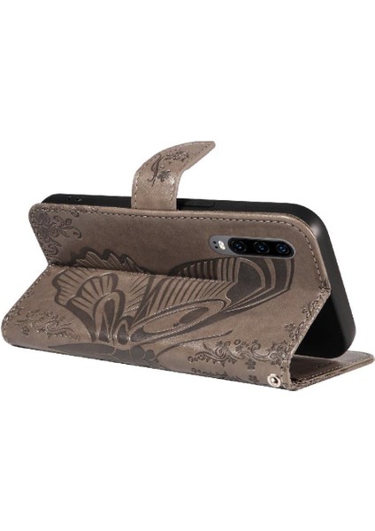 Kredi Kartı Yuvası ile Huawei P30 Için Flip Case Ayrılabilir El Kayışı Yüksek (Yurt Dışından) indirimleri