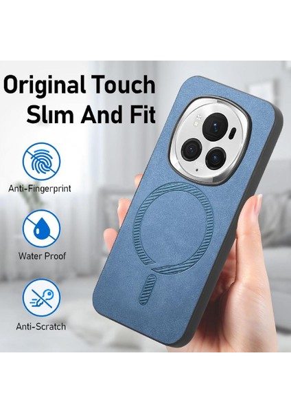 Onur Için Flip Case Sihirli 6 Pro Hafif Magsafe Araba Bağlar Ince (Yurt Dışından)