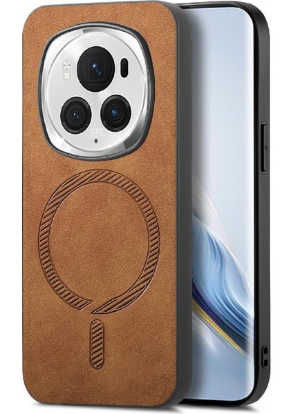 Onur Için Flip Case Sihirli 6 Pro Hafif Magsafe Araba Bağlar Ince (Yurt Dışından)