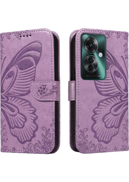 Kredi Kartı Yuvası ile Oppo Credit 11F 5g Yüksek Kaliteli Deri Için Flip Case (Yurt Dışından)