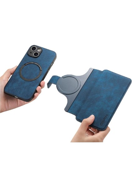 IPhone 15 Için Flip Case Cüzdan Retro Kart Standı Mıknatıs Koruyucu Malzeme (Yurt Dışından) fiyatları