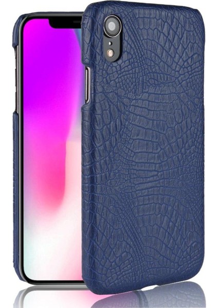 IPhone Xr Klasik Timsah Moda Anti Scratch Için Şık Klasik Durumda (Yurt Dışından)