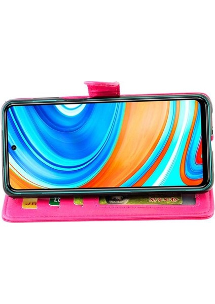 Xiaomi Redmi Not 9 Için Flip Case Pro Max Kart Tutucu Manyetik Kapatma Pu (Yurt Dışından)