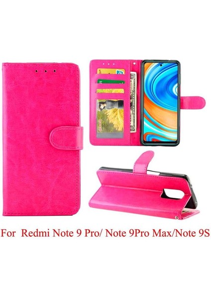Xiaomi Redmi Not 9 Için Flip Case Pro Max Kart Tutucu Manyetik Kapatma Pu (Yurt Dışından)