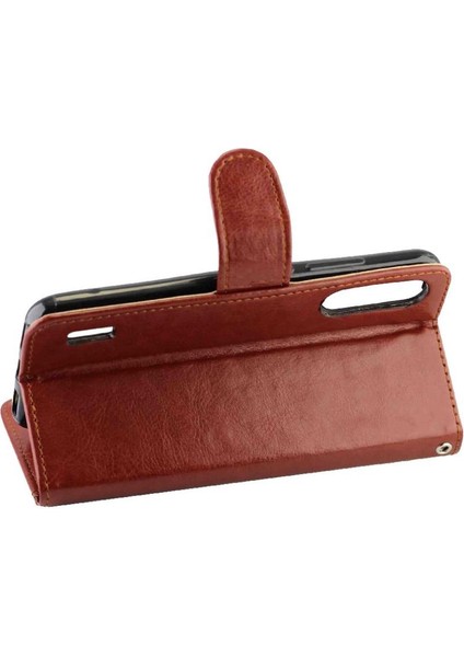 Xiaomi Mi CC9E Kart Tutucu Pu Deri Manyetik Kapatma Için Flip Case (Yurt Dışından)