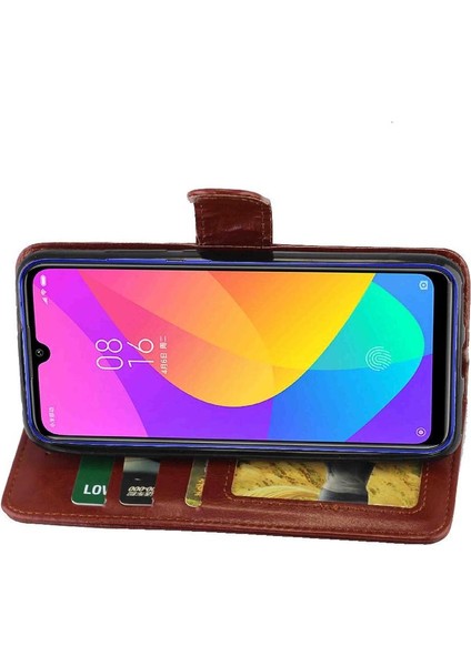 Xiaomi Mi CC9E Kart Tutucu Pu Deri Manyetik Kapatma Için Flip Case (Yurt Dışından)