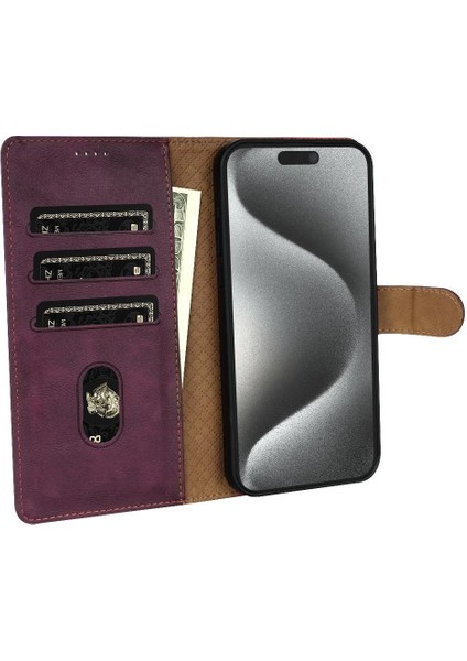 IPhone 14 Için Flip Case Pro Manyetik Kapatma Anti Kayma Yan Cep Kartı (Yurt Dışından) fırsatları