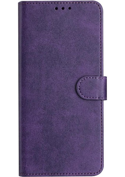Xiaomi Redmi A2 Artı Kart Yuvası Saf Renk Pu Deri ile Flip Case (Yurt Dışından)