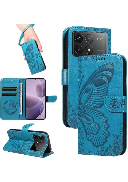 Kredi Kartı Yuvası ile Xiaomi Redmi K70 Yüksek Kaliteli Deri Için Flip Case (Yurt Dışından)