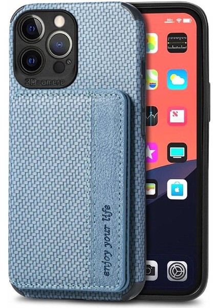 IPhone 13 Için Kılıf Pro Max Manyetik Kart Tutucu Komple Kamera Güvenlik (Yurt Dışından)