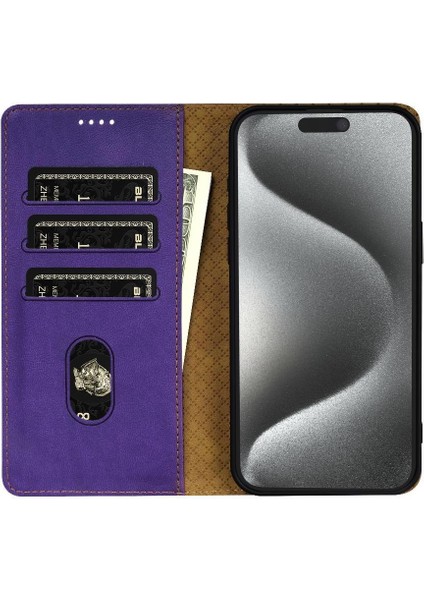 IPhone 13 Için Flip Case Pro Çift Katmanlı Koruma Yan Cep Manyetik (Yurt Dışından) modelleri