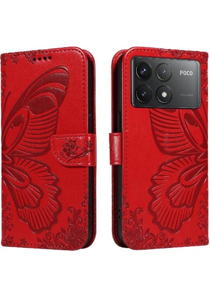 Kredi Kartı Yuvası ile Xiaomi Redmi K70 Yüksek Kaliteli Deri Için Flip Case (Yurt Dışından)