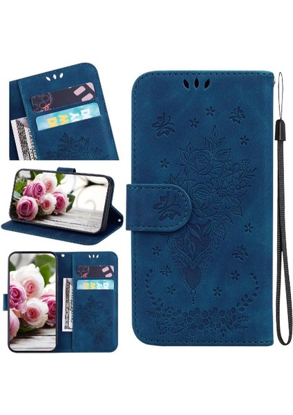 Huawei Nova 12 Için Kılıf Cüzdan Kılıf Flip Pu Deri Kapak Kickstand Kabartma (Yurt Dışından)