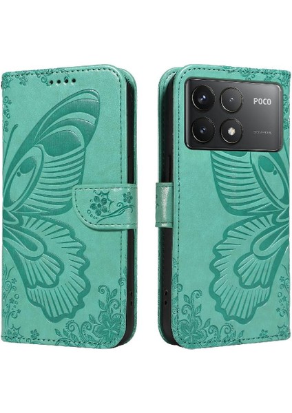 Kredi Kartı Yuvası ile Xiaomi Redmi K70 Yüksek Kaliteli Deri Için Flip Case (Yurt Dışından)