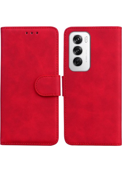 Oppo Oppo 12 5g Için Flip Case Manyetik Standı Tutucu Kart Yuvası Premium Pu (Yurt Dışından)