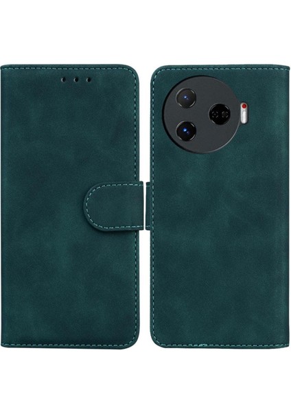 Colorful Shop Tecno Camon 30 Pro Premium Pu Deri Manyetik Standı Tutucu Için Flip Case (Yurt Dışından)