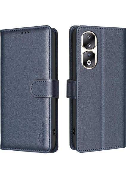 Onur 90 Pro Için Flip Case Pu Deri Cüzdan Manyetik Kart Tutucu Rfıd (Yurt Dışından)