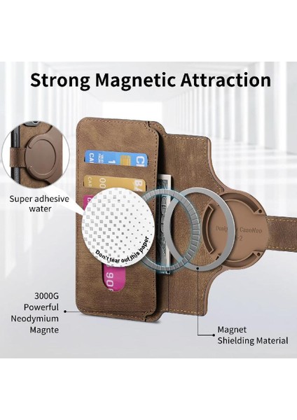 Xiaomi Redmi Not 13 Için Flip Case 4g Cüzdan Mıknatıs Koruyucu Malzeme (Yurt Dışından)
