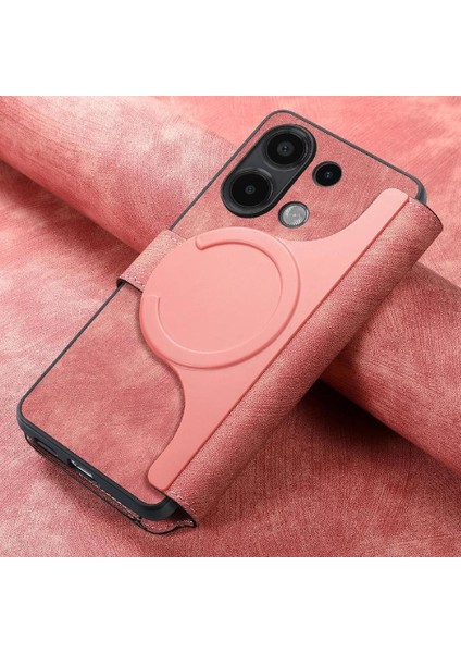 Xiaomi Redmi Not 13 Için Flip Case 4g Cüzdan Mıknatıs Koruyucu Malzeme (Yurt Dışından)