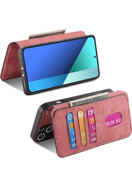 Xiaomi Redmi Not 13 Için Flip Case 4g Cüzdan Mıknatıs Koruyucu Malzeme (Yurt Dışından)