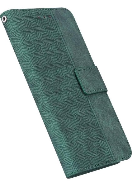 Oppo Flip 12 5g Flip Folio Kickstand Özelliği Için Flip Case Geometrik Pu (Yurt Dışından) modelleri