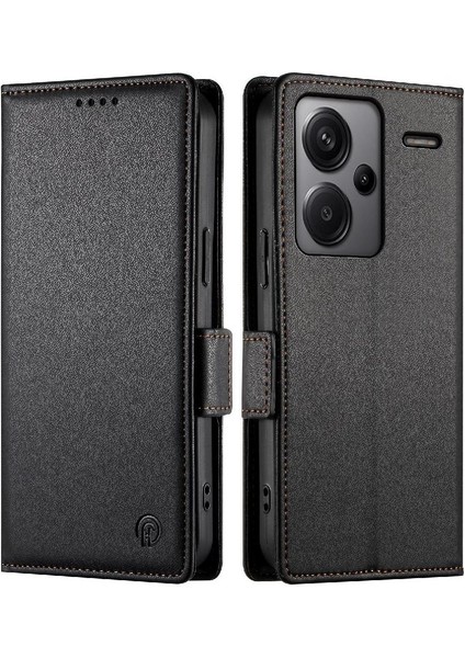 Xiaomi Redmi Not Için Flip Case 13 Pro Artı 5g Kart Yuvaları Cüzdan Çevirme Kullanımı (Yurt Dışından)