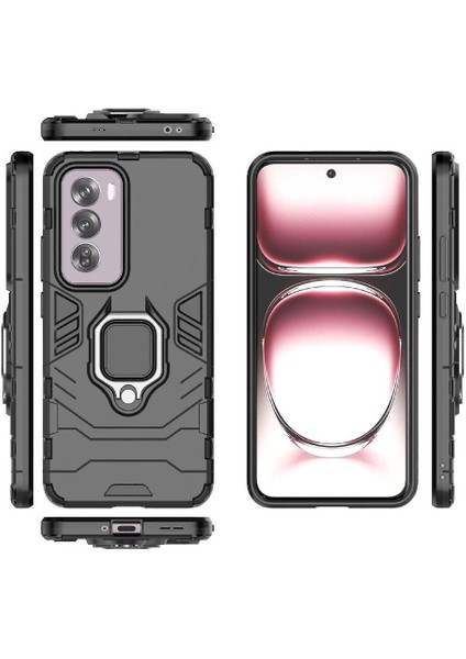 Oppo Oppo 12 Pro 5g Için Kılıf Kickstand Askeri Damla Koruma Darbeye (Yurt Dışından)