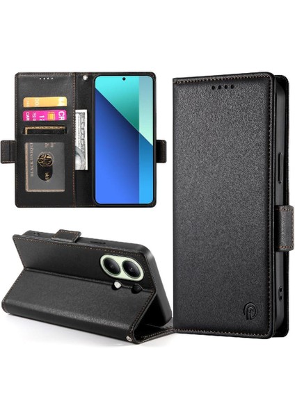 Xiaomi Redmi Not 13 4g Günlük Kullanım Için Flip Case Iş Cüzdan Flip Kart (Yurt Dışından)
