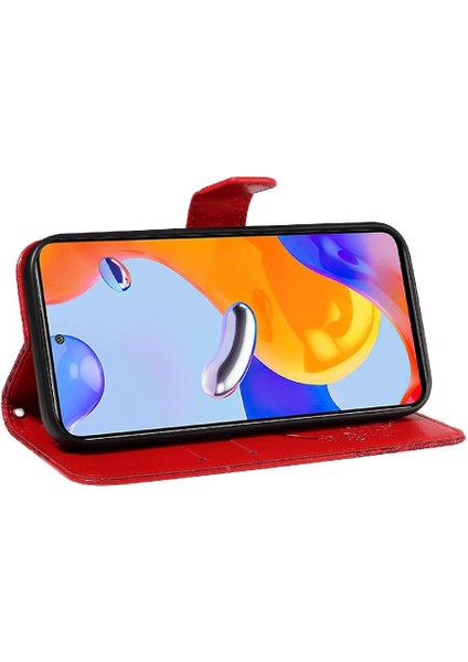 Xiaomi Redmi Not 11 Pro Için Flip Case Artı Ayrılabilir El Kayışı Yüksek (Yurt Dışından)