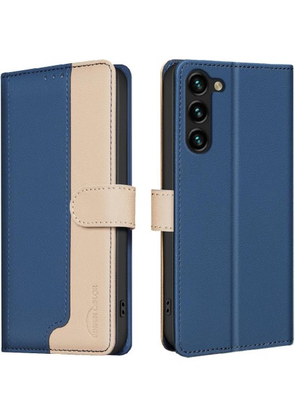 Samsung Galaxy S23 Artı Darbeye Dayanıklı Tpu Iç Kabuk Kartı Rfıd Için Flip Case (Yurt Dışından)