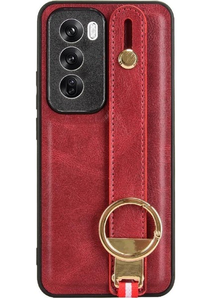 Oppo Oppo 12 5g Bilek Kayışı Premium Pu Deri Uyumluluğu Için Kılıf (Yurt Dışından)