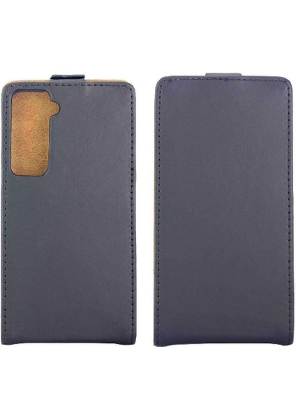Samsung Galaxy S22 5g Tpu Deri Iş Tarzı Için Dikey Flip Case (Yurt Dışından)