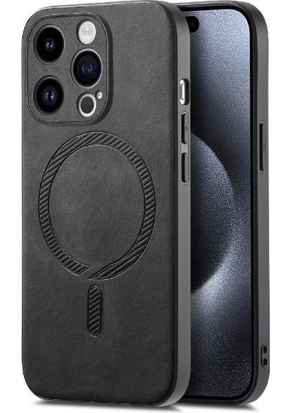 IPhone 15 Için Flip Case Pro Kablosuz Şarj Ince Hafif Magsafe Araba (Yurt Dışından)