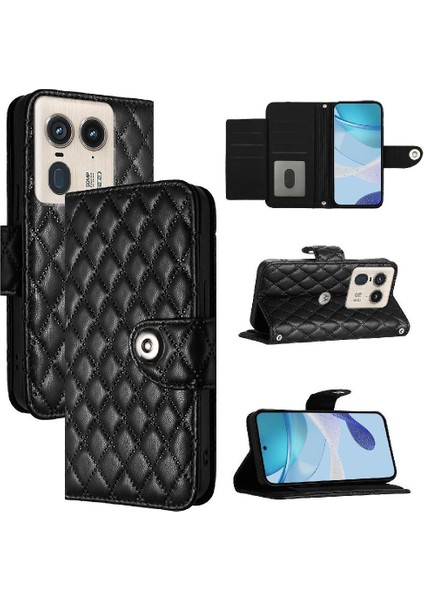 Motorola Kenar 50 Ultra Kart Tutucu Cüzdan Kapak Bilek Şeridi Için Kılıf (Yurt Dışından) indirimleri